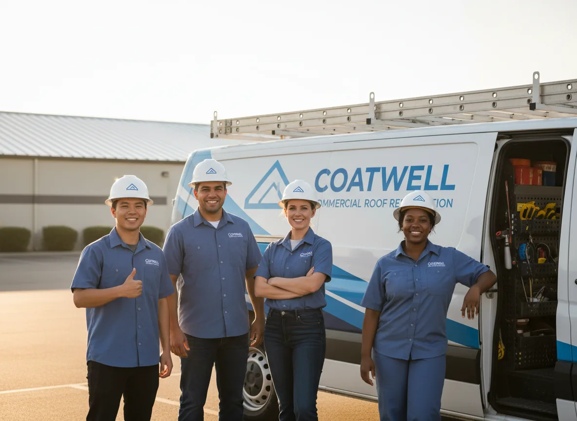 Commercial roof coating company in Westby, WI